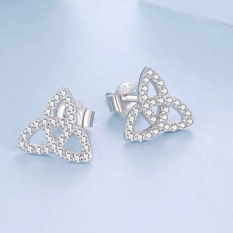 Celtic Knot Stud Earrings