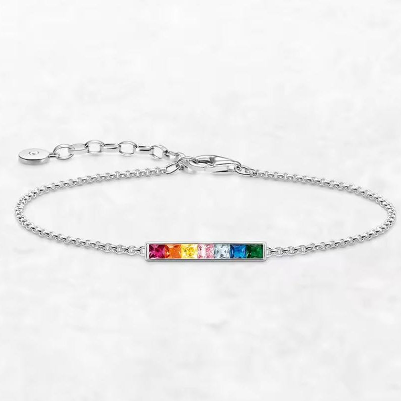 Rainbow Stone Bracelet